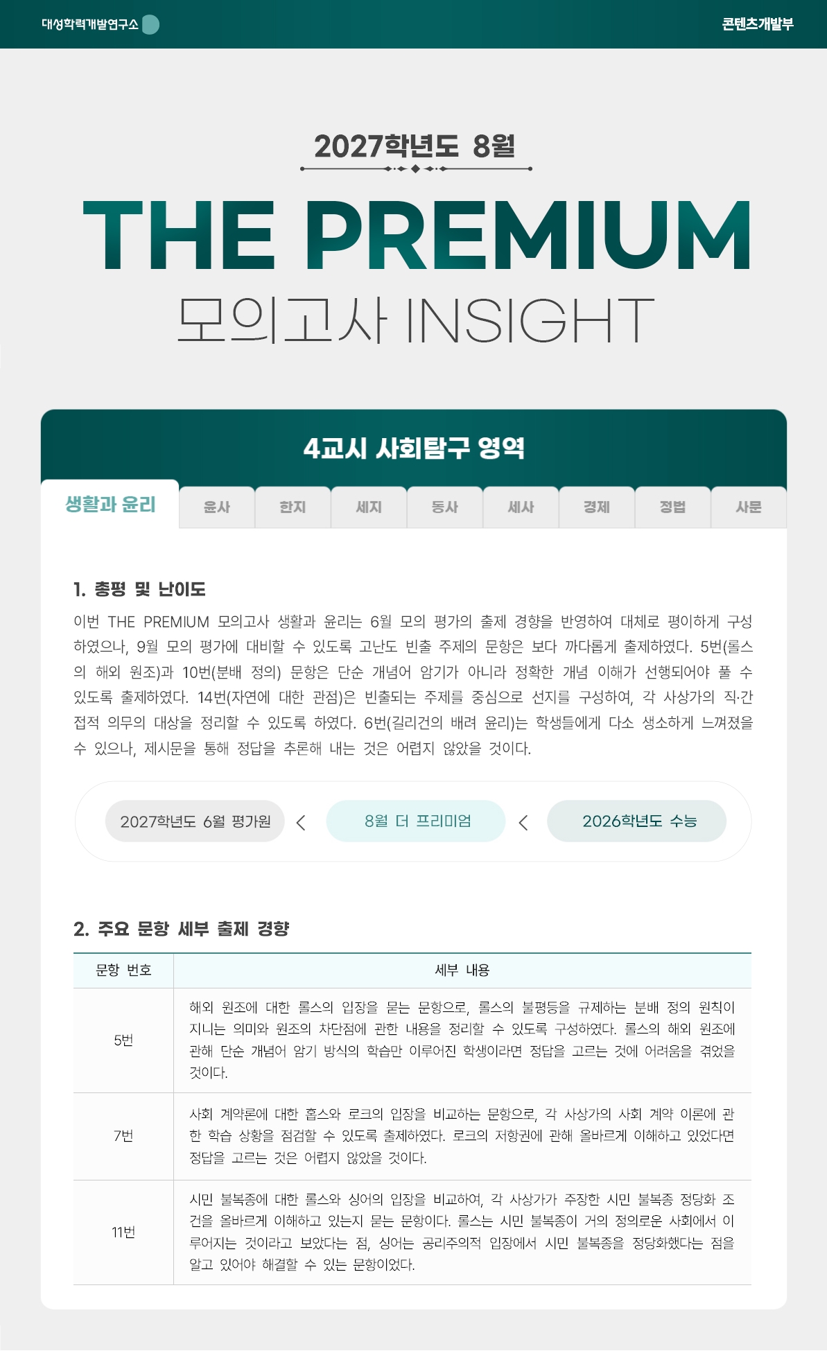 2027학년도 8월 THE PREMIUM 모의고사 INSIGHT 사탐_생활과윤리.jpg